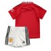 Manchester United Hjemmebanetrøje Børn 2022-23 Kortærmet (+ Korte bukser)